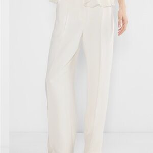 NWT Aritzia Wilfred Effortless Pant in Matte Pearl